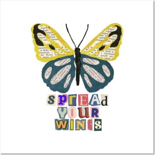 Butterfly Spread Your Wings Clip Art ! Posters and Art